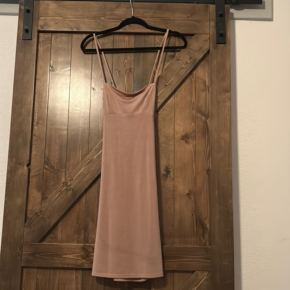 Hugo Buscati gold dress